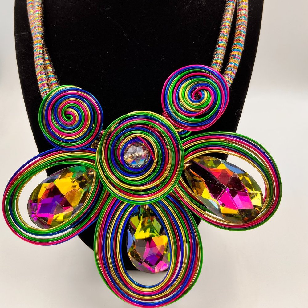 Ethnic Bohemian Style Necklace & Earring Set